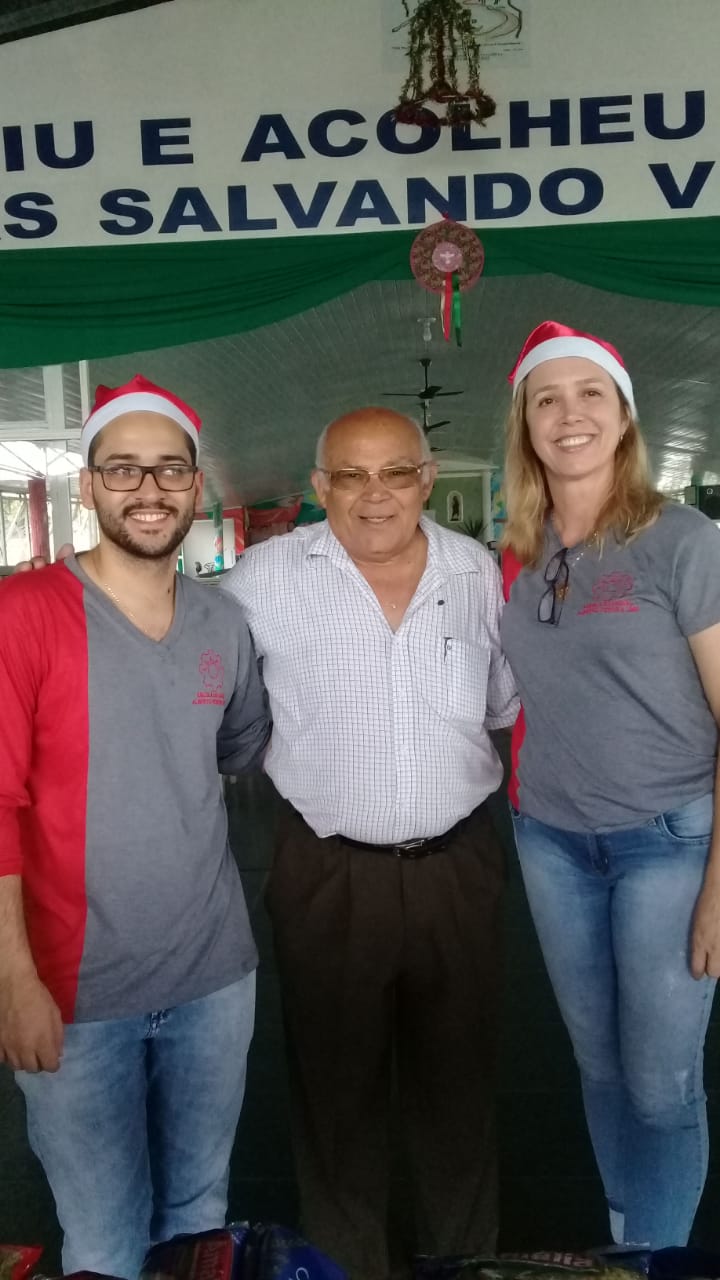 André Luiz (Vice diretor) Sr. Moisés (diretor clinica Bom Samaritano, Maria do Carmo (Diretora da escola) FOTO: Anselmo