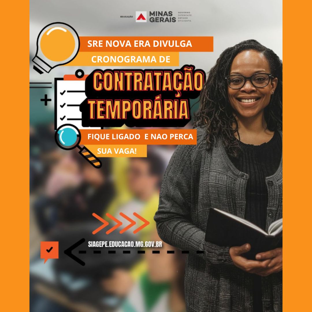 SRE Nova Era divulga o Cronograma de Contratações presencial