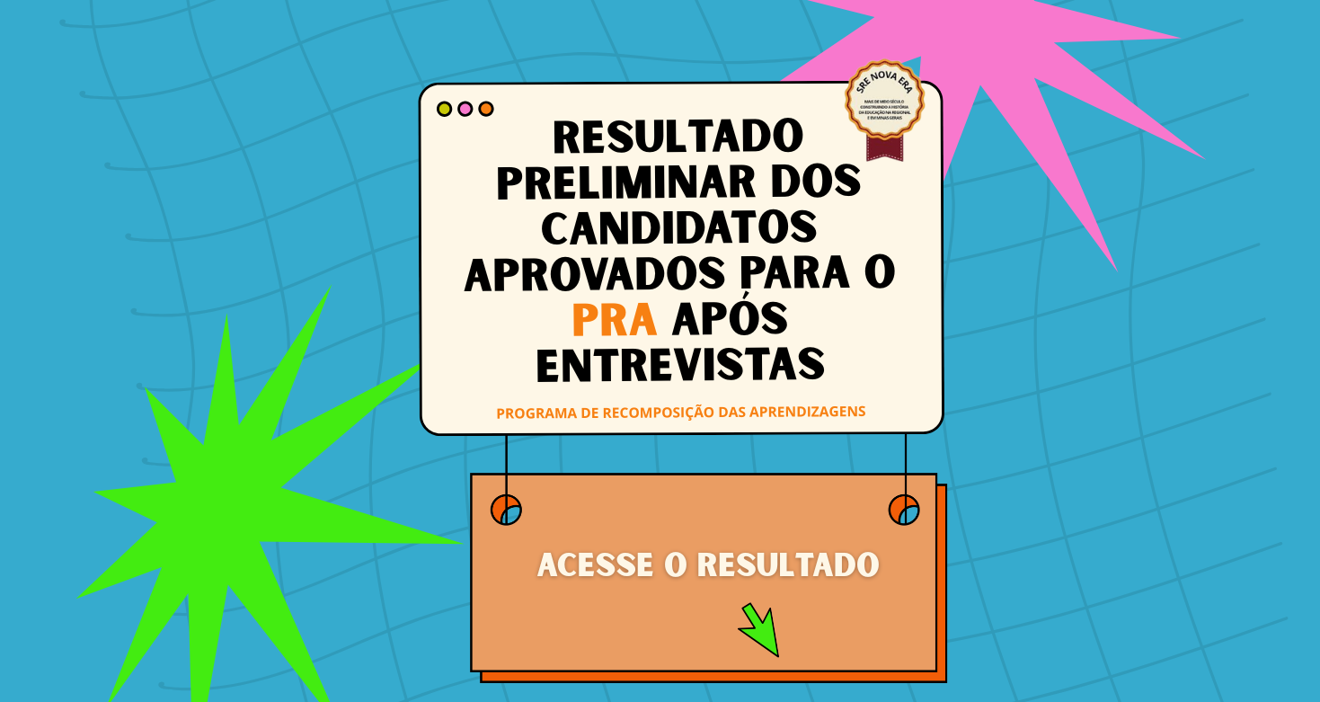 Programa de Recomposição das Aprendizagens – Resultado Preliminar após a Etapa de Entrevistas  