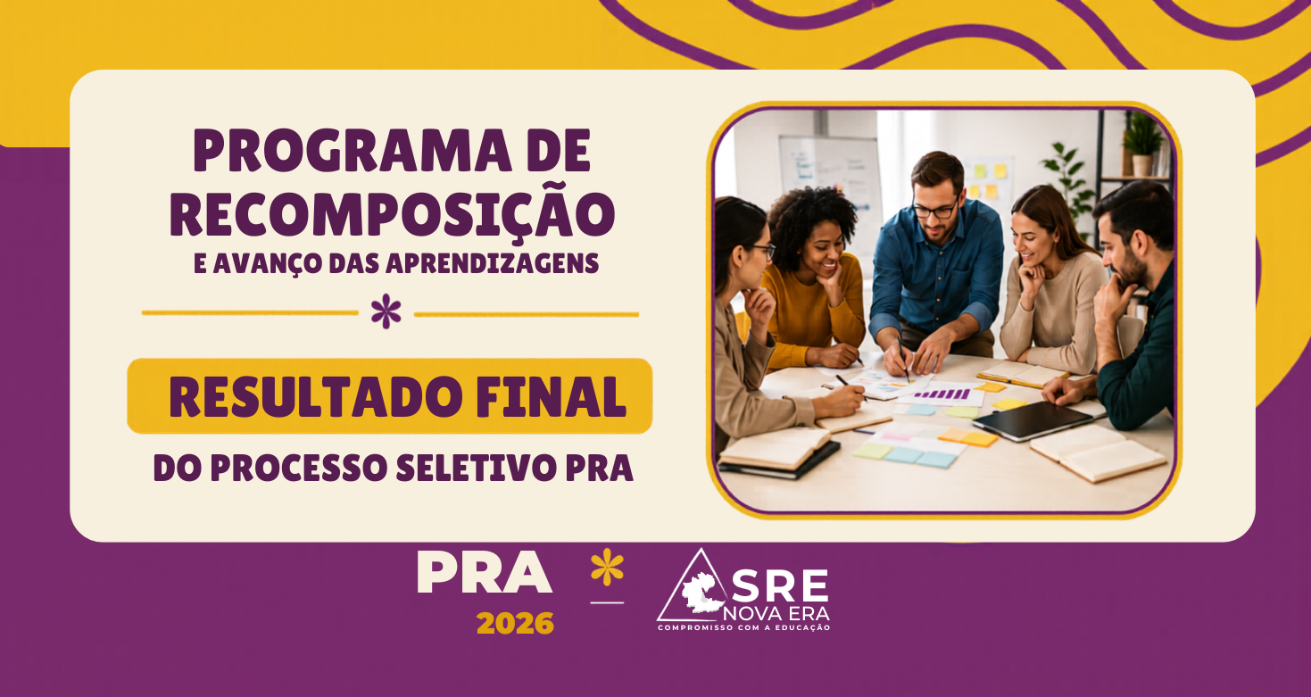 A SRE Nova Era torna público o Resultado Final do Edital VIII 