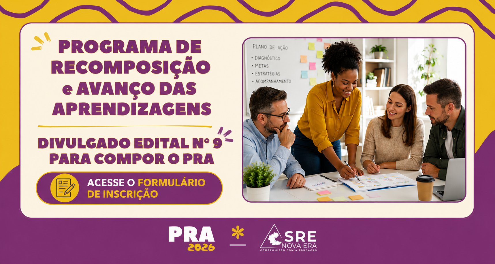 Última oportunidade para integrar o PRA 2026!